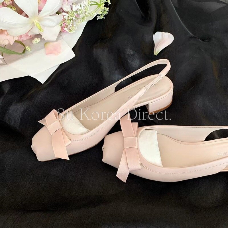 少女心爆棚的蝴蝶结芭蕾凉鞋