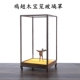 定制红木玻璃罩佛像古董观音摆件工艺品展示防尘罩底座鸡翅木宝笼