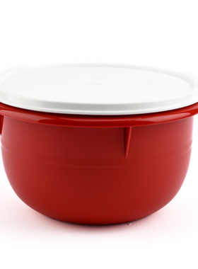 特百惠 2L美食碗 冰箱冷藏保鲜盒零食收纳盒 大容量密封储藏圆碗