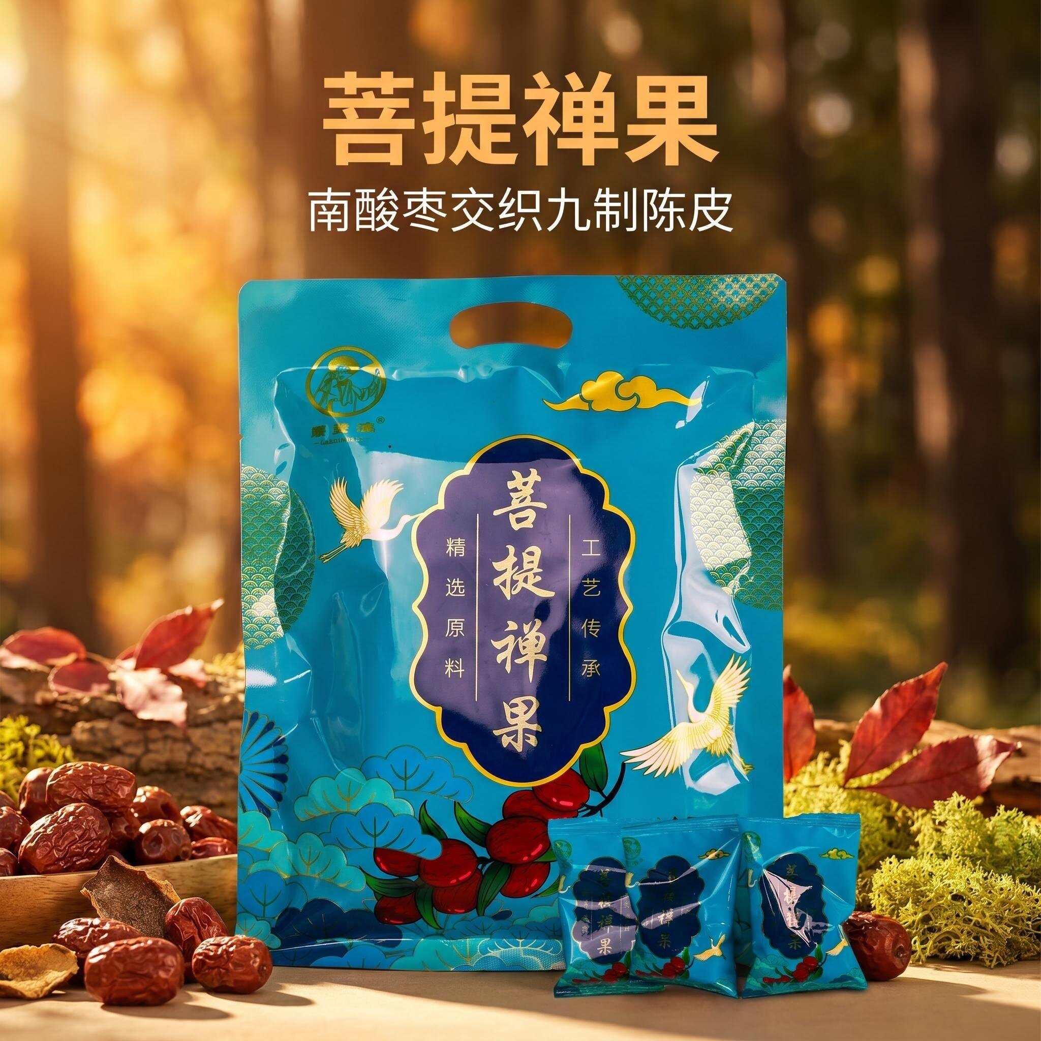 正宗江西特产菩提禅果五福果4送1图片