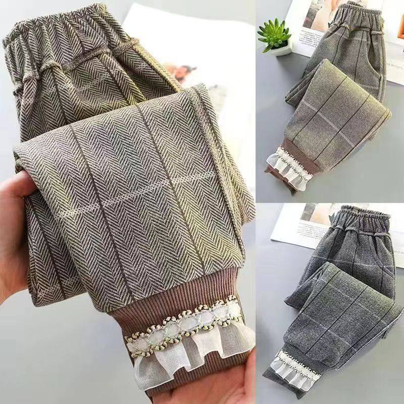 女童加绒裤子秋冬外穿休闲裤2024韩版儿童洋气女孩冬装一体绒长裤,童装/婴儿装/亲子装,裤子,淘宝优惠券,粉丝福利购,淘宝优惠卷