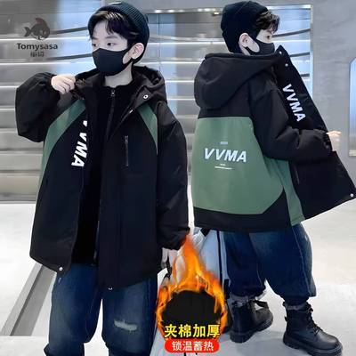 男童加绒加厚秋冬季防风保暖