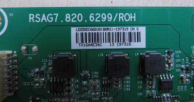 海信LED50EC660US(B0M1)197319主板RSAG7.820.6299屏HE500IU-B51