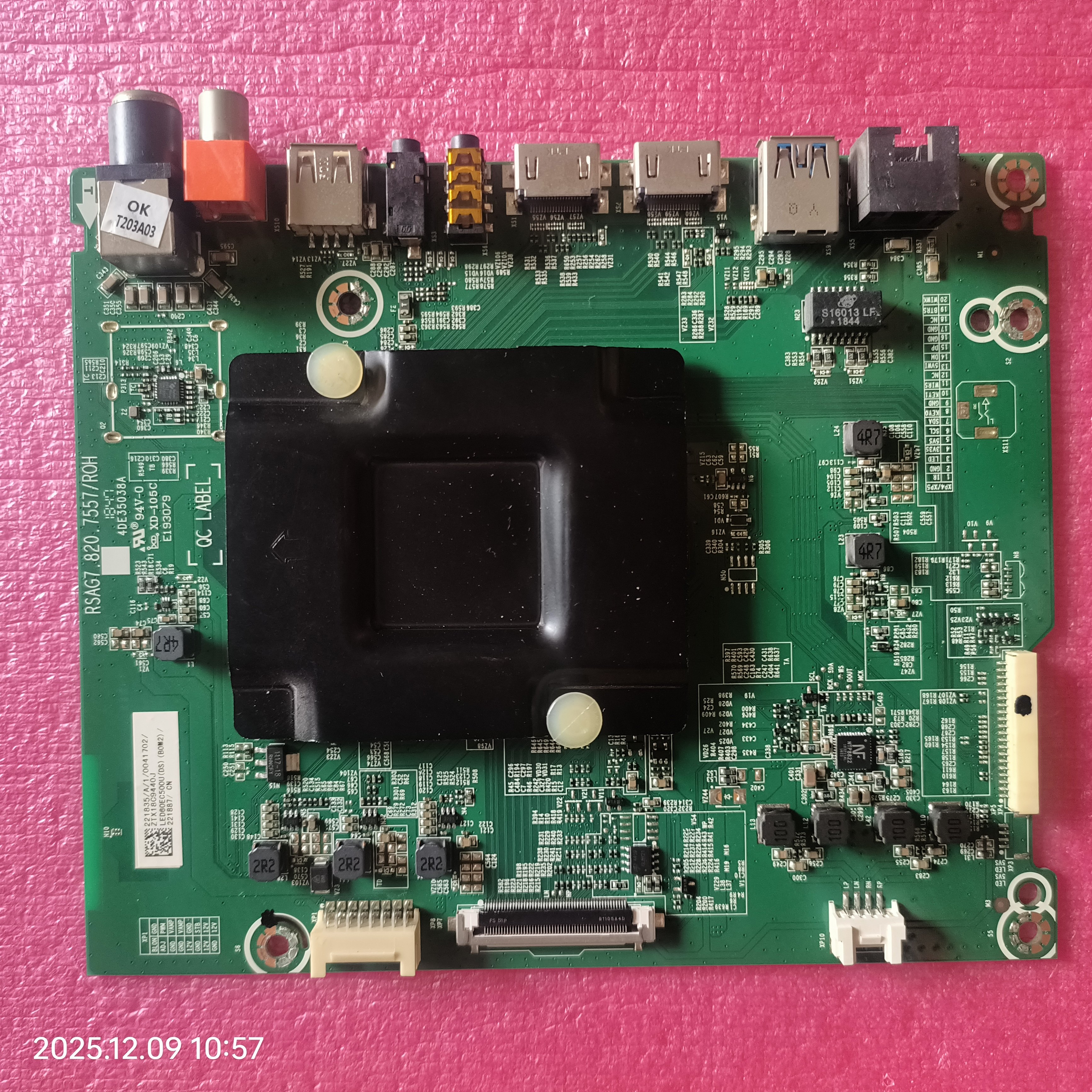 海信LED60EC500U(BOM2)/221887/221835主板RSAG7.820.7557