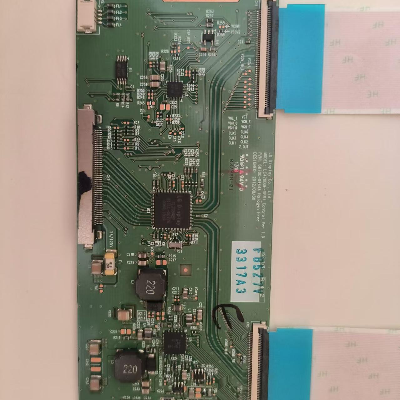 海信逻辑板6870C-0444A 屏LC470DUN-SFF1实物图