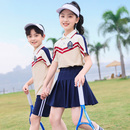 校服大班毕业照六一表演服夏季 班服套装 短袖 幼儿园园服小学生夏装