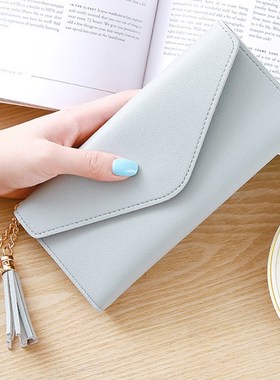 Long Women Wallet Female Purses Tassel Coin Purse Card Holde