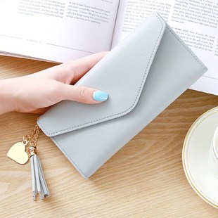 Long Women Wallet Female Purses Tassel Coin Purse Card Holde