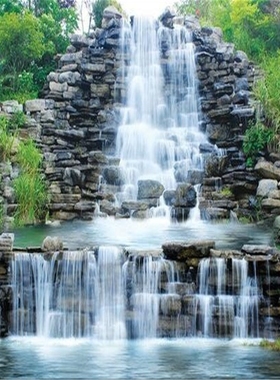 beibehang custom mural non woven wall stickers Water flowin