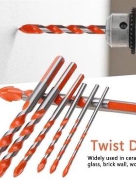 Multi-function alloy king drill Set Wall bit Triangle tile b