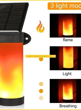 Led Solar Lawn Light IP65 Waterproof Flame Light 102 LED 120