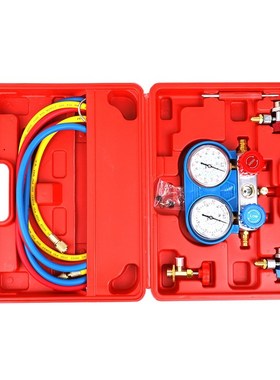 Pressure Gauge Car Air Conditioning Refrigerant Freon Doubl