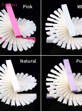 36pcs Nail Tips Practice Display Stands Tool Whirl Nail Tip