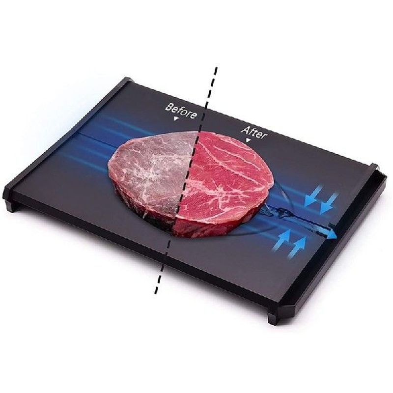 Defrosting Tray Luxury Fast Plate Mat Magic Meat Defrost
