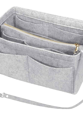 10 Pockets Insert Bags Tote Purse Organizer Bag In Bag Trav