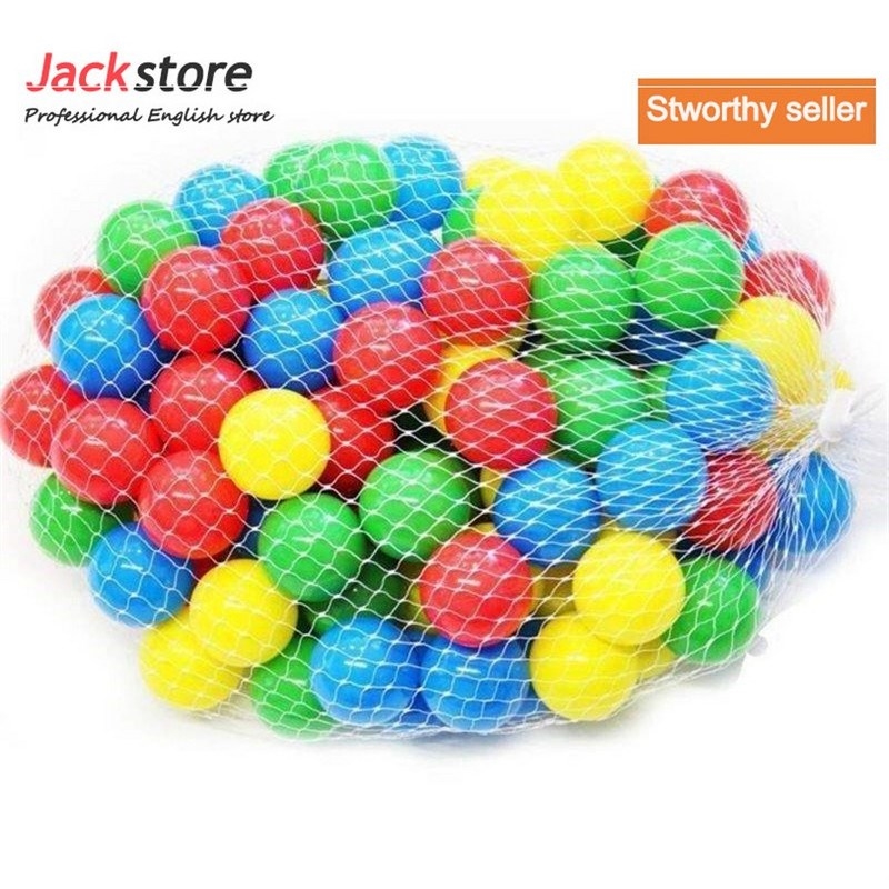 100pcs New Kids Baby Colorful Soft Play Balls Toy for Ball 玩具/童车/益智/积木/模型 其他玩具枪 原图主图