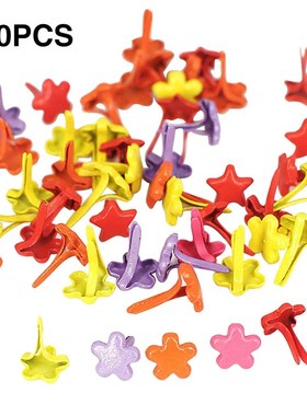 100pcs Iron DIY Clasps Office Mini Brads Split Pins Embellis