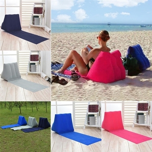 Inflatable Beach Mat Chair Festival Camping Leisure Lounger