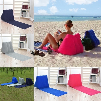 Inflatable Beach Mat Chair Festival Camping Leisure Lounger