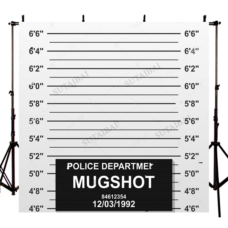 Custom Criminal Mug Shot Police Lineup Mugshot Photography