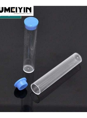 30 Acrylic Vial Storage Containers W/ Blue Lid 6x1.2cm