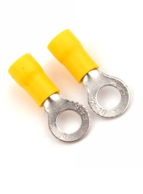 20pcs Yellow Ring Electrical Crimp Terminal insulated termin