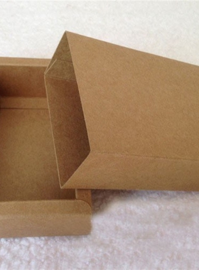 300pcs inner size 5.2*2.4*2.4cm Kraft Drawer paper Box for G