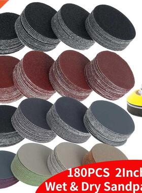 180Pcs Wet Dry Sandpaper Assortment 60-10000Grit Sanding Dis