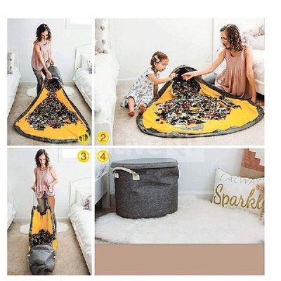 Picnic Basket Stand Laundry Basket Toy Storage Box Super