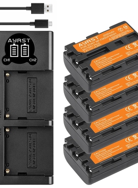 2000mAh NP FM50 NPFM50 NP FM50 NP Battery + USB charger for