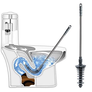 Piston Toilet sewer manual blockage dredge tools,toilet Rub
