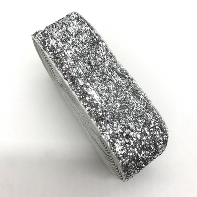 3Yards/lot 1Inch 25mm Glitter Velvet Ribbon Headband s Bow W