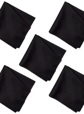 10pcs Black Glasses Cloth Microfiber Cleaner Cloths Cleanin