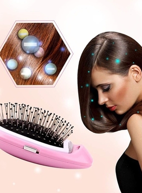 Portable Electric Ionic Hairbrush Negative Ions Hair Comb