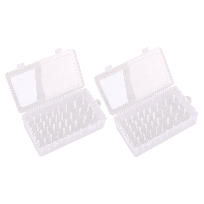 2 Pcs Sewing Thread Storage Box 42 Spool Bobbins Box Reels