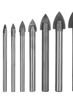 DAYFLI 3-16mm Glass Drill Bit Set Tungsten Carbide Tipped Ce