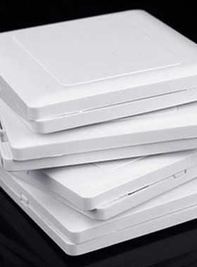 Electric Wall Switch Socket Blank Cover Panel Whiteboard ABS