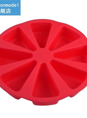 New 8 Cavity Scone Pans 3D Silicone Cake Mold DIY Baking Pas