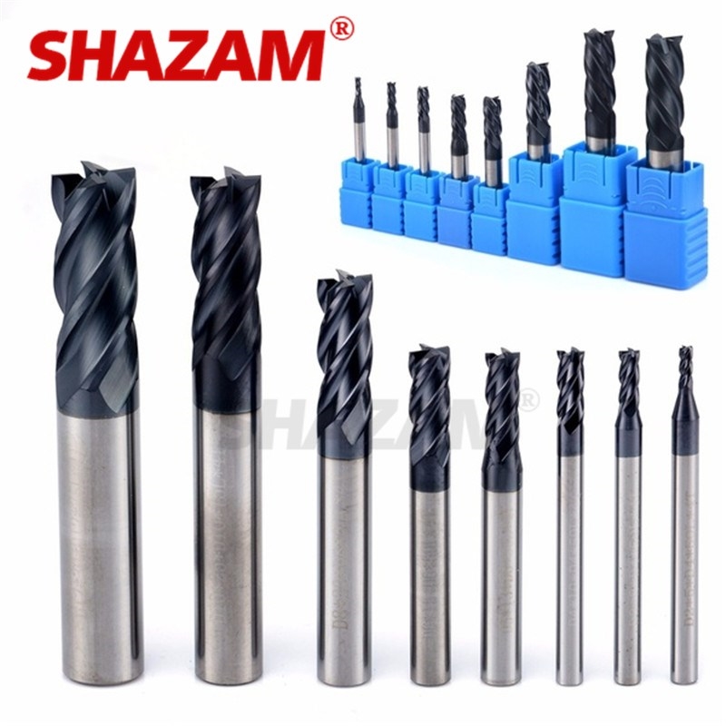 Milling Cutter Hrc50 Endmill Alloy Tungsten Steel Cnc Machin