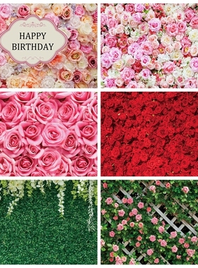 Spring Flower Baby Birthday Backdrop Wedding Photocall Cust