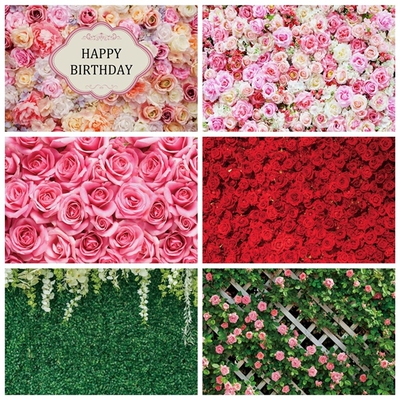Spring Flower Baby Birthday Backdrop Wedding Photocall Cust