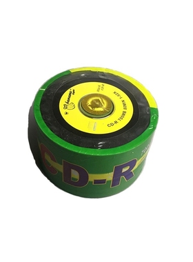 50pcs/lot Blank DJ Black Printed CD Drives CD-R Disks Bluray