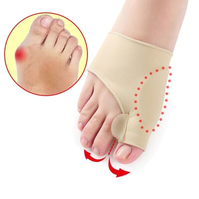 2Pcs=1Pair Toe Separator Hallux Valgus Bunion Corrector Orth