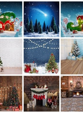 Christmas Backdrop Wood Board Floor Light Winter est Tree Ne