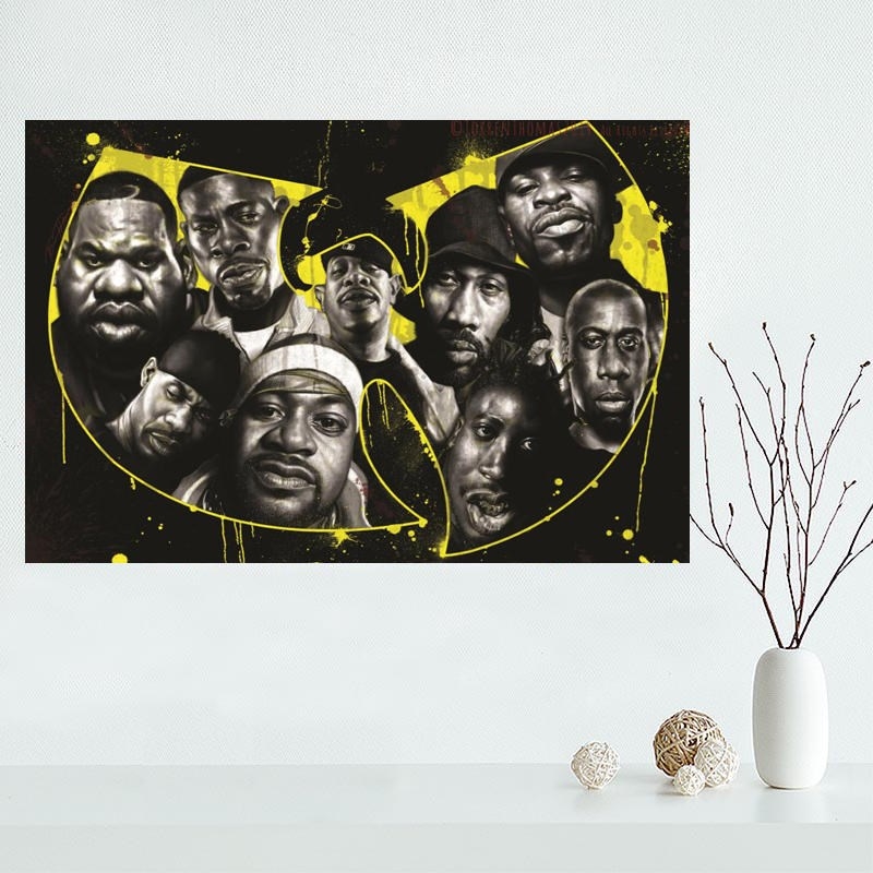 New Arrival Wu Tang Clan Poster Fabric Silk Cloth Poster 2