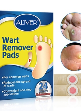Patch-Pad Foot-Corn-Removal Warts 24-Stickers Relieve Plaste