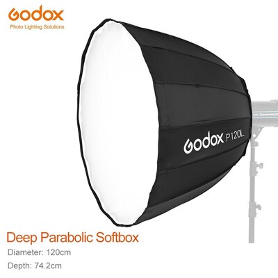Godox Deep Parabolic Bowens Mount Softbox P120L 120CM for S
