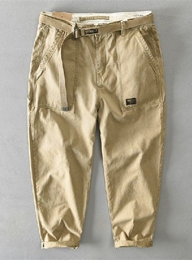 Autumn Winter New Pants Cotton Men Cargo Pants Korean Style