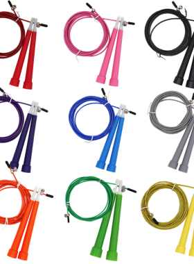 NEW Steel Wire Skipping Skip Adjustable Jump Rope Fitnesss