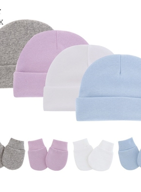 Winter Baby Hat Gloves Set Boy Girl Warm Cotton Kids Beanie